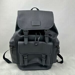 Coach Men's Sprint Backpack In Leather/Gunmetal/Graphite CT015 NWT